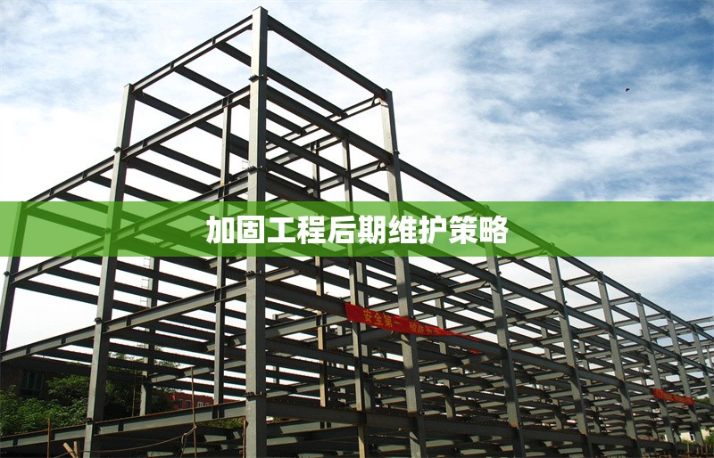 加固工程后期維護(hù)策略 行業(yè)新聞 第1張