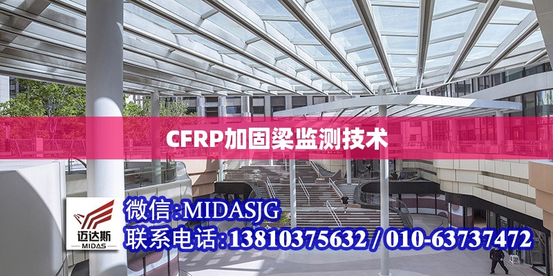 CFRP加固梁監(jiān)測(cè)技術(shù) 行業(yè)新聞 第1張 CFRP加固梁監(jiān)測(cè)技術(shù) 行業(yè)新聞 第1張