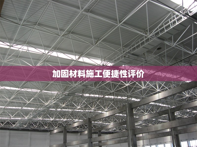 加固材料施工便捷性評價 行業(yè)新聞 第1張 加固材料施工便捷性評價 行業(yè)新聞 第1張