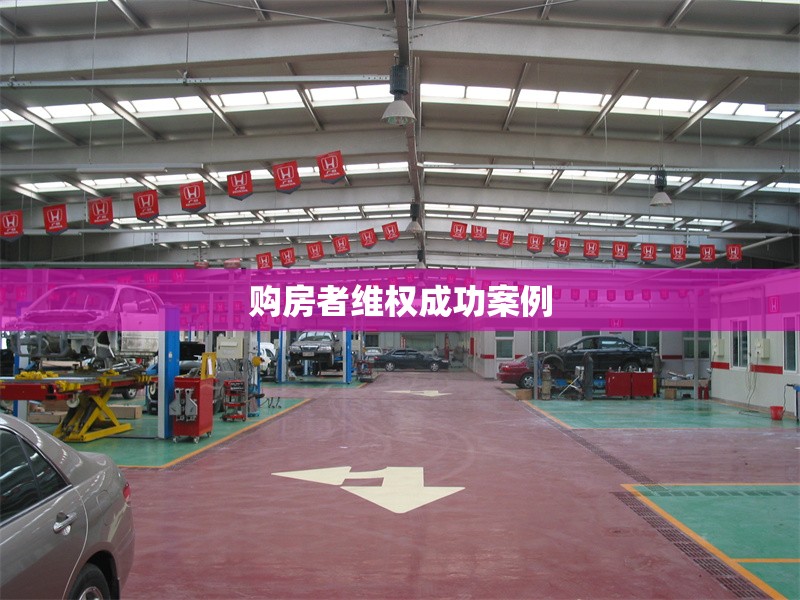 購(gòu)房者維權(quán)成功案例