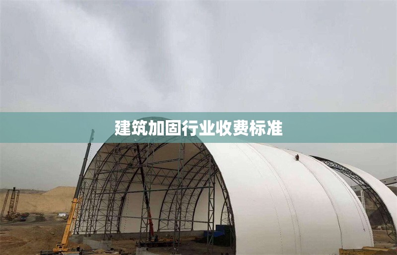 建筑加固行業(yè)收費標準 行業(yè)新聞 第1張 建筑加固行業(yè)收費標準 行業(yè)新聞 第1張
