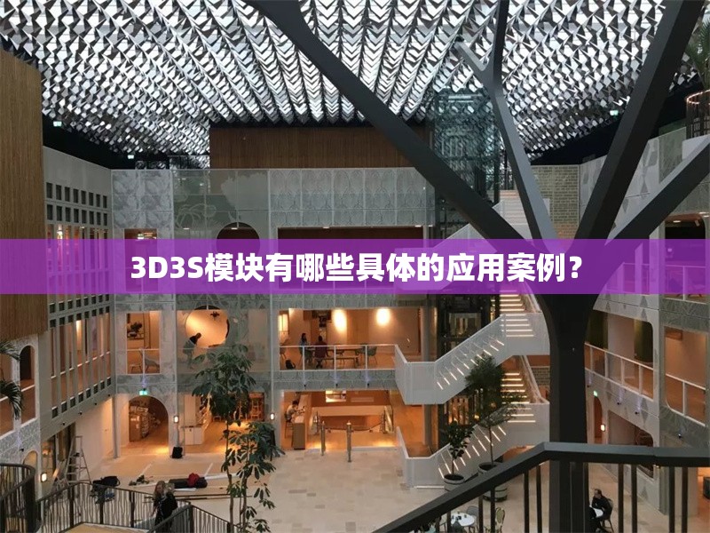 3D3S模塊有哪些具體的應(yīng)用案例？