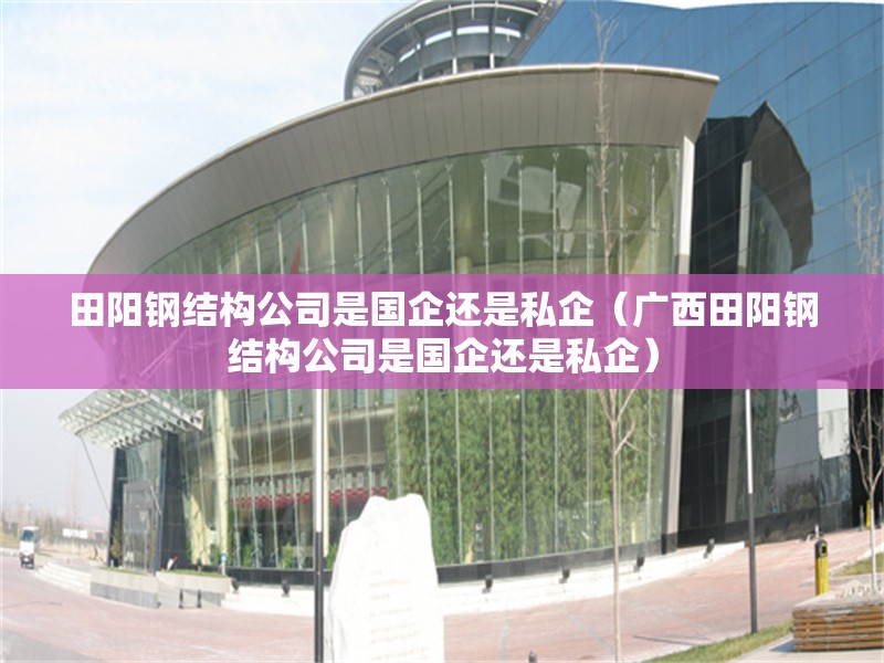 田陽(yáng)鋼結(jié)構(gòu)公司是國(guó)企還是私企（廣西田陽(yáng)鋼結(jié)構(gòu)公司是國(guó)企還是私企） 行業(yè)新聞