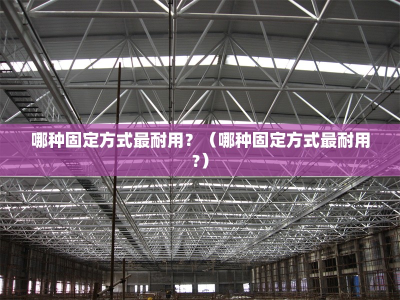 哪種固定方式最耐用？（哪種固定方式最耐用?）