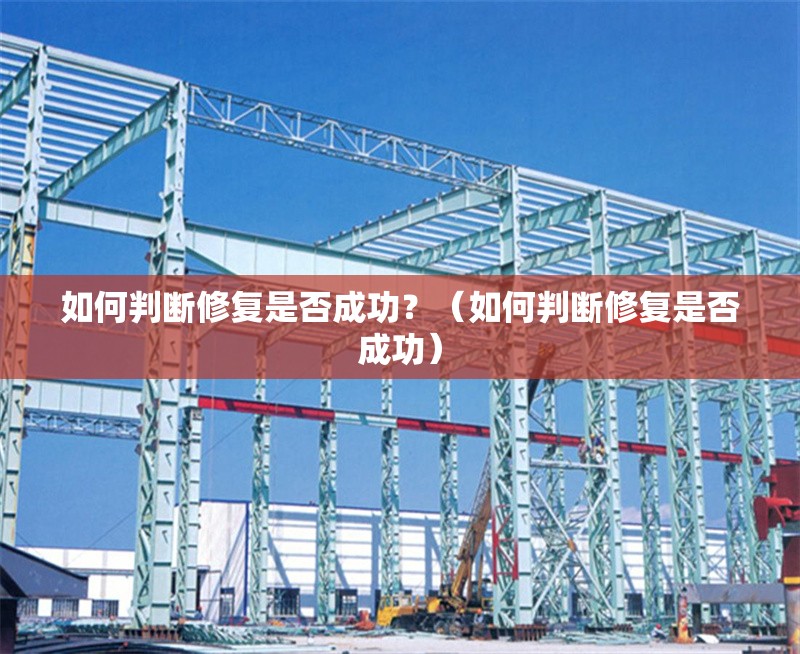 如何判斷修復是否成功？（如何判斷修復是否成功） 行業(yè)新聞