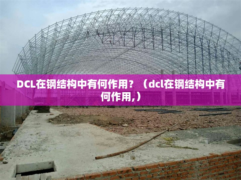 DCL在鋼結(jié)構(gòu)中有何作用？（dcl在鋼結(jié)構(gòu)中有何作用,）
