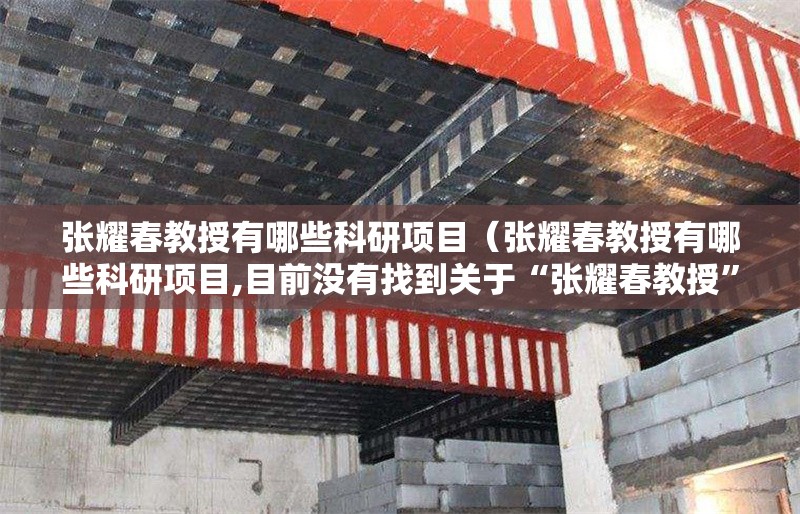 張耀春教授有哪些科研項目（張耀春教授有哪些科研項目,目前沒有找到關于“張耀春教授”的公開科研項目信息） 行業(yè)新聞