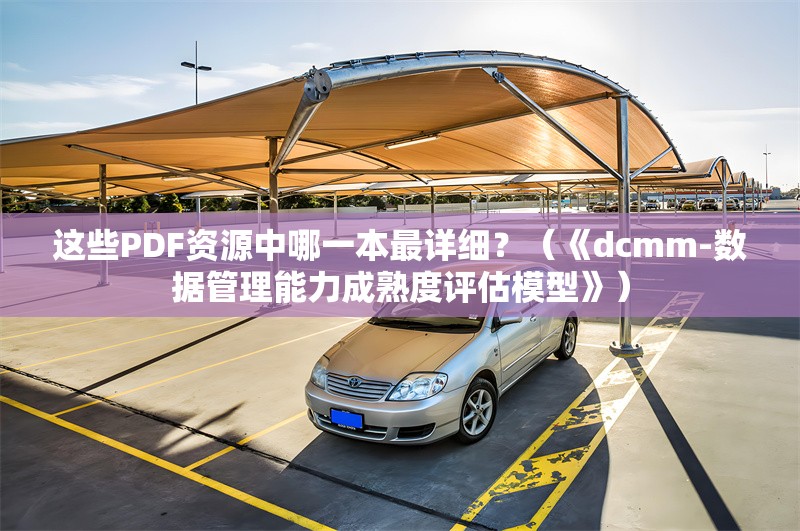 這些PDF資源中哪一本最詳細？（《dcmm-數(shù)據(jù)管理能力成熟度評估模型》） 行業(yè)新聞