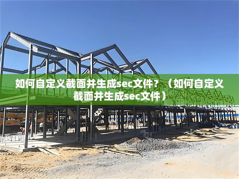 如何自定義截面并生成sec文件？（如何自定義截面并生成sec文件） 行業(yè)新聞