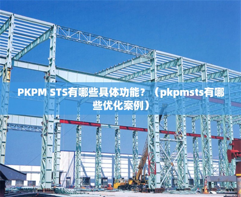 PKPM STS有哪些具體功能？（pkpmsts有哪些優(yōu)化案例） 行業(yè)新聞