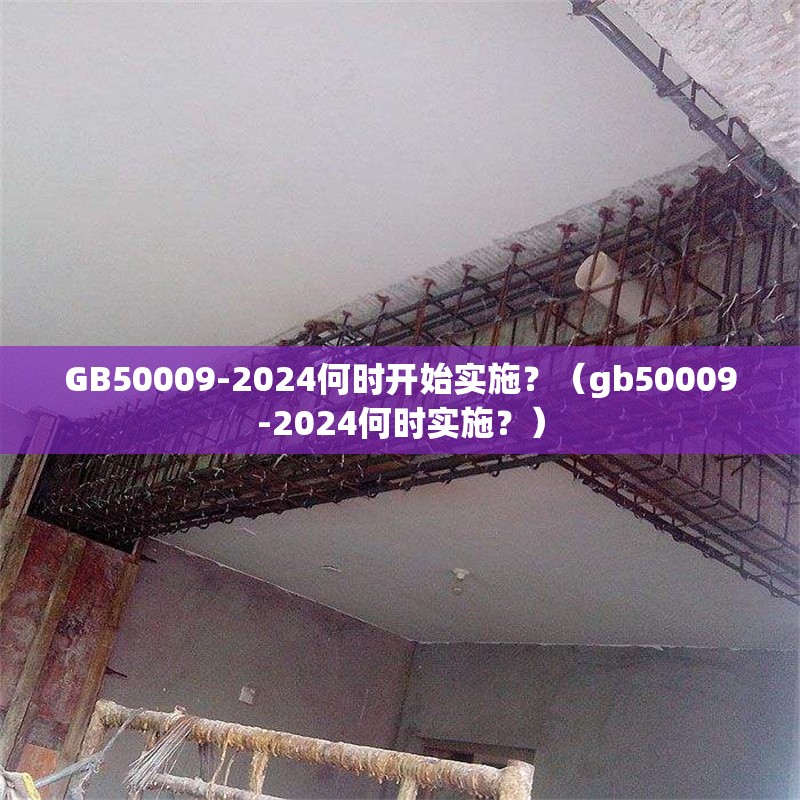 GB50009-2024何時(shí)開(kāi)始實(shí)施？（gb50009-2024何時(shí)實(shí)施？） 行業(yè)新聞