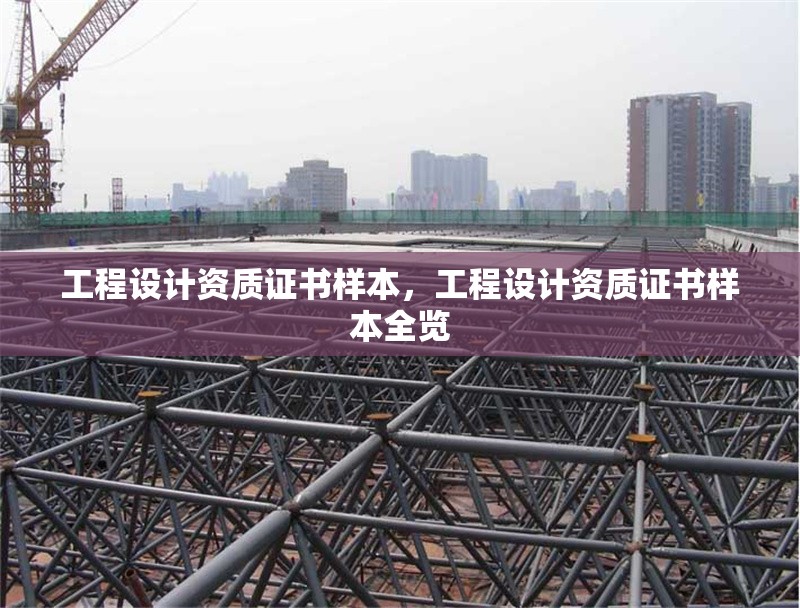 工程設(shè)計(jì)資質(zhì)證書樣本，工程設(shè)計(jì)資質(zhì)證書樣本全覽