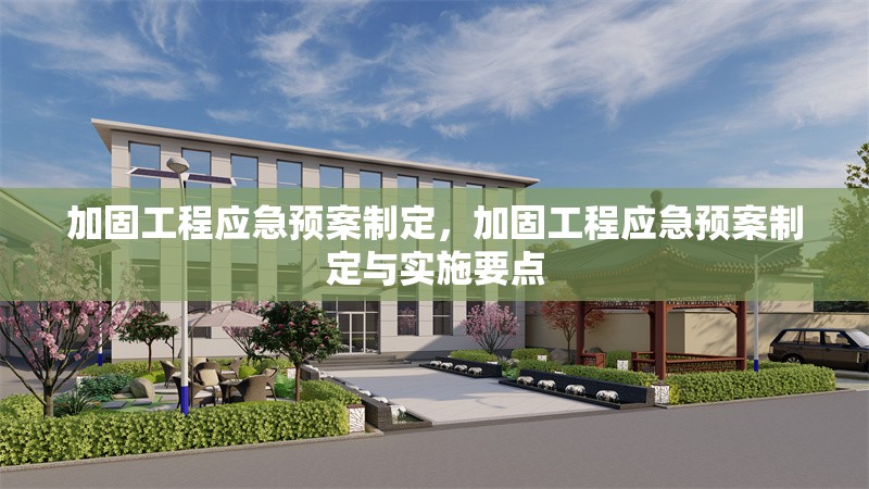 加固工程應(yīng)急預(yù)案制定，加固工程應(yīng)急預(yù)案制定與實施要點