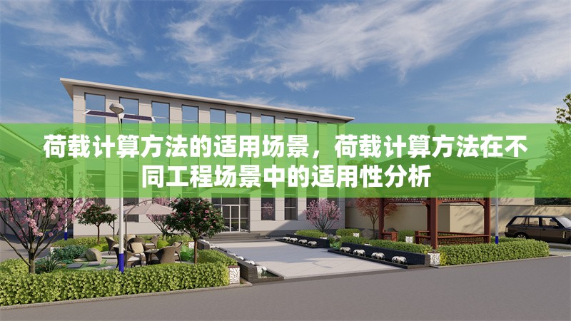 荷載計(jì)算方法的適用場景，荷載計(jì)算方法在不同工程場景中的適用性分析