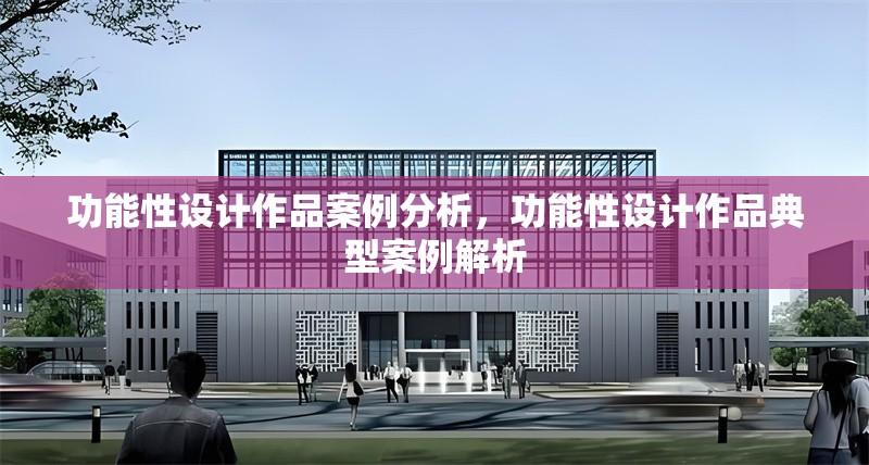 功能性設(shè)計作品案例分析，功能性設(shè)計作品典型案例解析