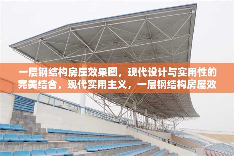 一層鋼結構房屋效果圖，現(xiàn)代設計與實用性的完美結合，現(xiàn)代實用主義，一層鋼結構房屋效果圖展示