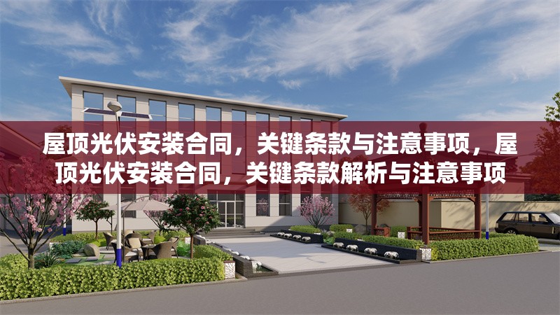 屋頂光伏安裝合同，關(guān)鍵條款與注意事項(xiàng)，屋頂光伏安裝合同，關(guān)鍵條款解析與注意事項(xiàng) 行業(yè)新聞