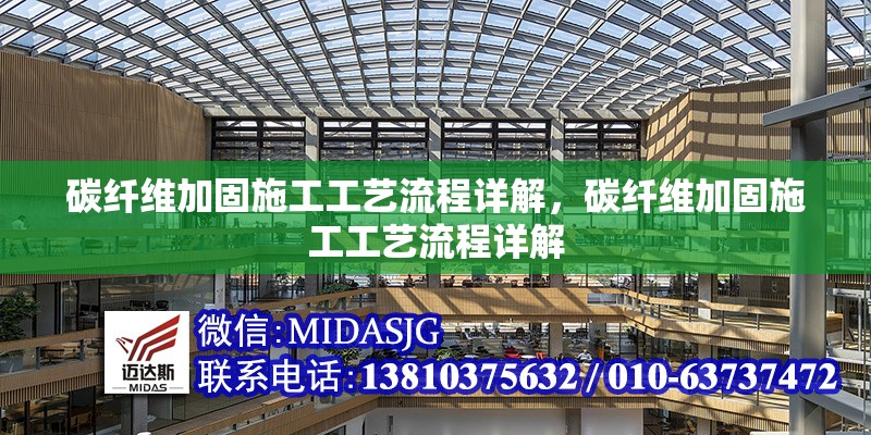 碳纖維加固施工工藝流程詳解，碳纖維加固施工工藝流程詳解