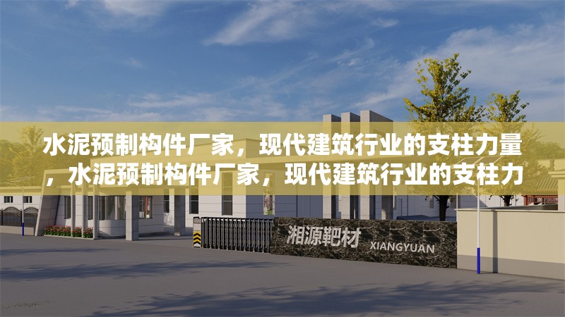 水泥預(yù)制構(gòu)件廠家，現(xiàn)代建筑行業(yè)的支柱力量，水泥預(yù)制構(gòu)件廠家，現(xiàn)代建筑行業(yè)的支柱力量 行業(yè)新聞
