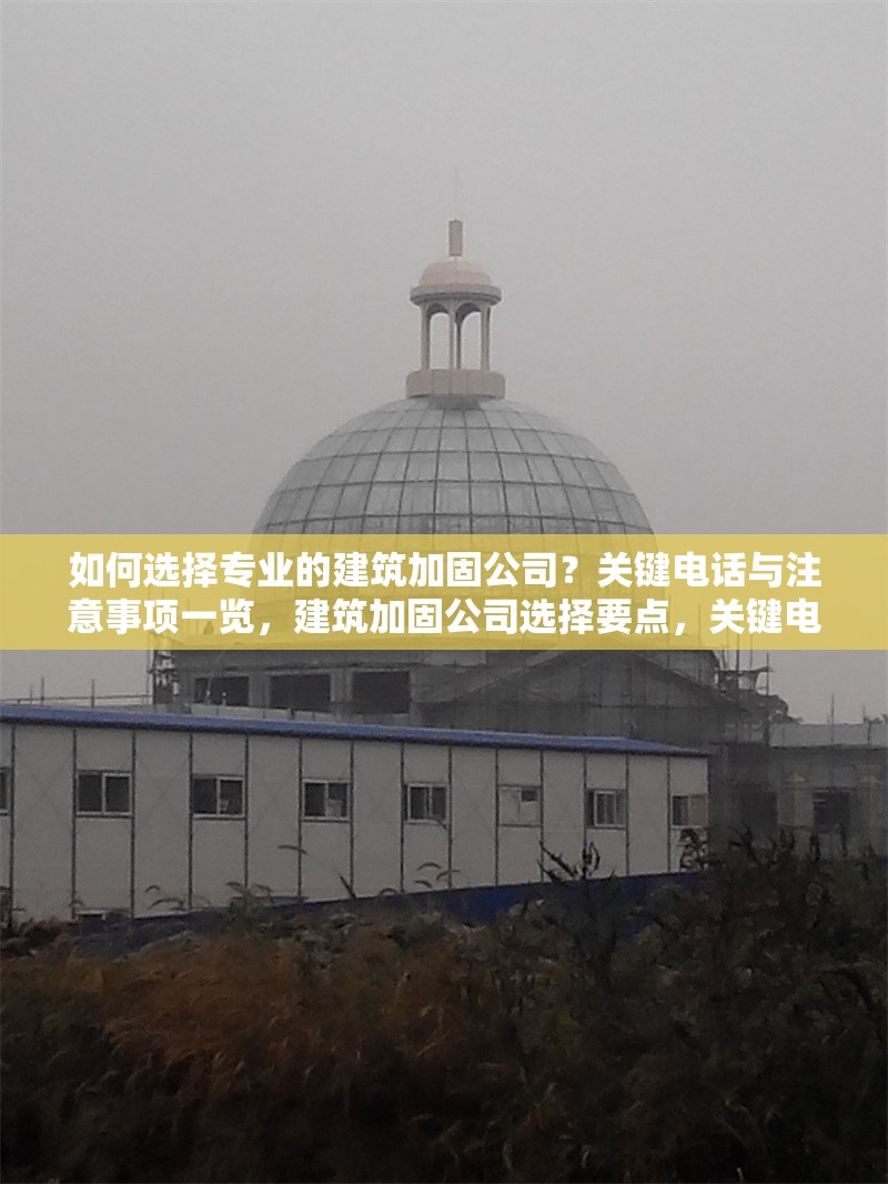 如何選擇專業(yè)的建筑加固公司？關(guān)鍵電話與注意事項一覽，建筑加固公司選擇要點，關(guān)鍵電話與 行業(yè)新聞