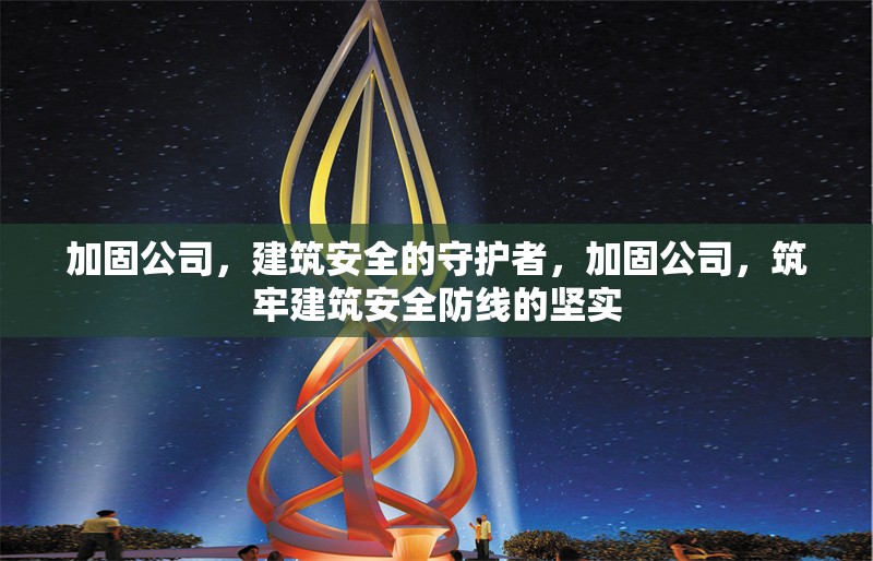 加固公司，建筑安全的守護者，加固公司，筑牢建筑安全防線的堅實 行業(yè)新聞
