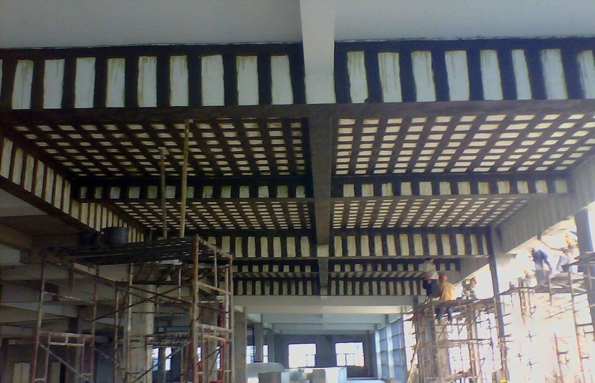 梁板結(jié)構(gòu)加固施工案例 改造加固設(shè)計(jì)施工案例