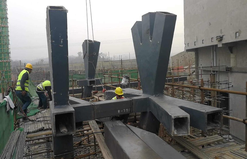 寫字樓鋼結構安裝施工