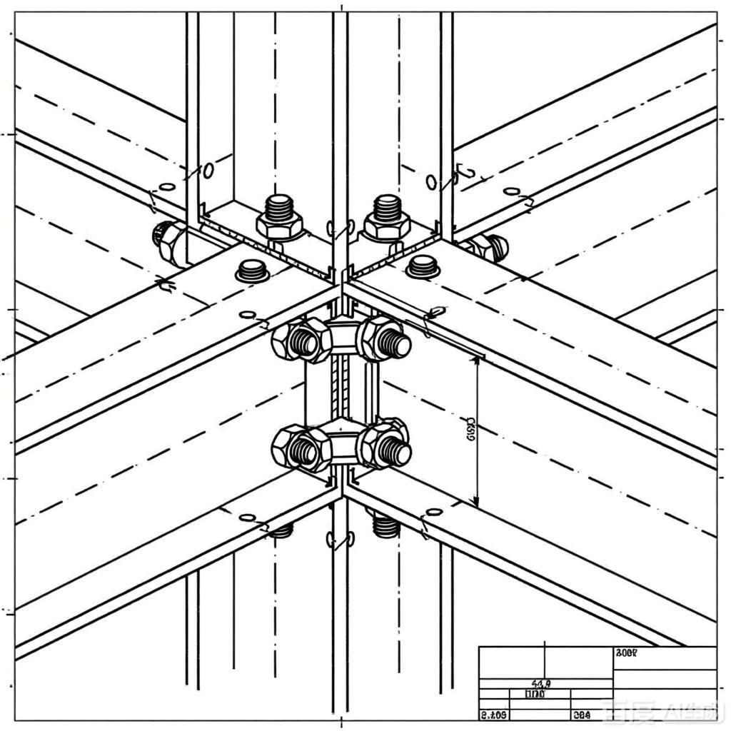 鋼結(jié)構(gòu)節(jié)點(diǎn)大樣圖怎么畫