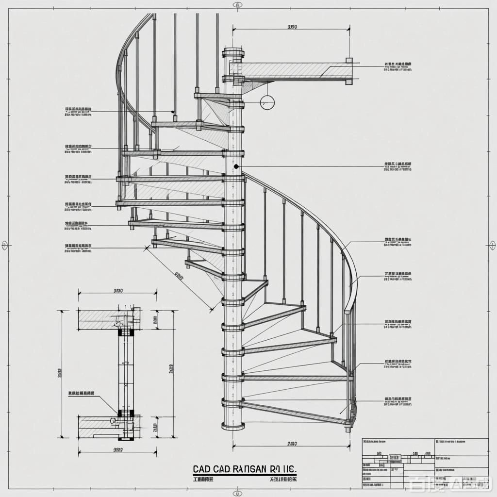 螺旋樓梯的設(shè)計(jì)圖怎么畫