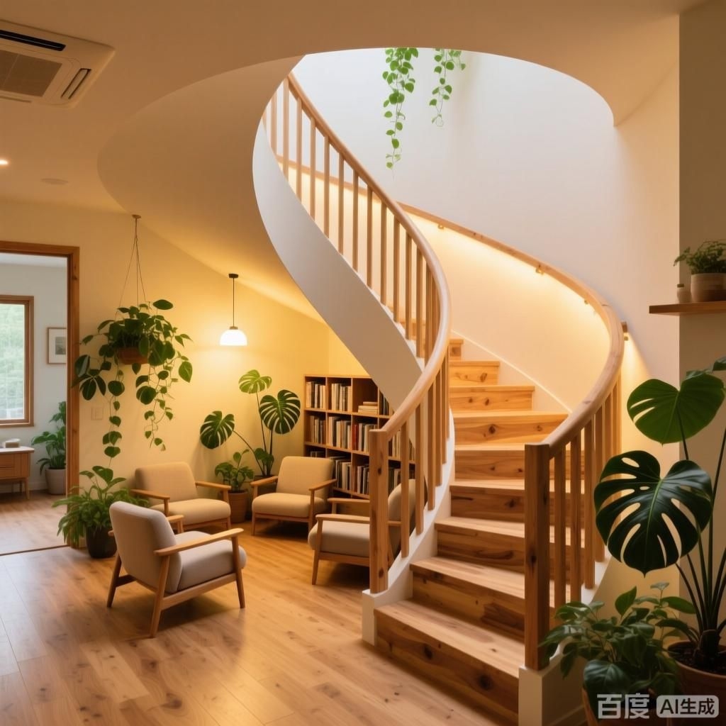 如何設計一個舒適的旋轉樓梯？（如何設計一個舒適的旋轉樓梯,生成四張關于舒適旋轉樓梯的圖像） 行業(yè)新聞 第1張