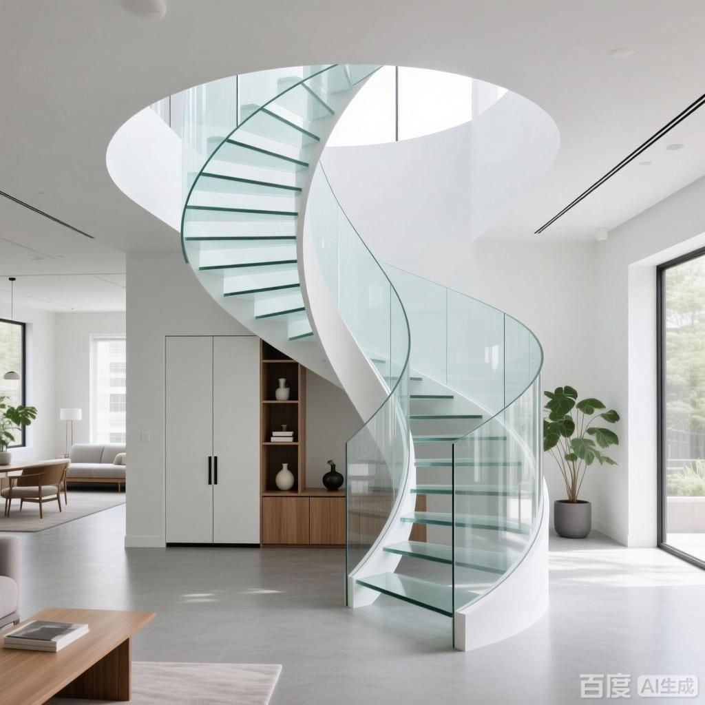 如何設計一個舒適的旋轉樓梯？（如何設計一個舒適的旋轉樓梯,生成四張關于舒適旋轉樓梯的圖像） 行業(yè)新聞 第4張