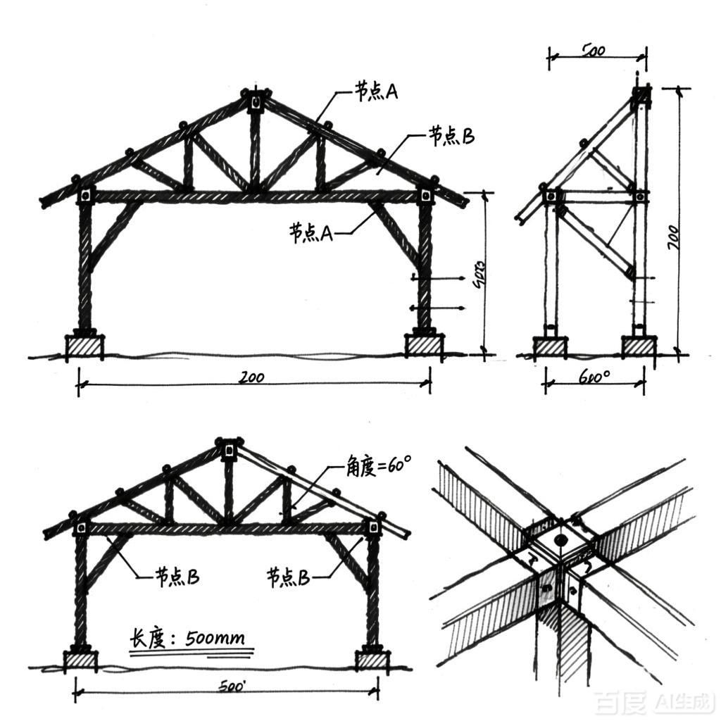 如何繪制桁架設(shè)計思路圖？（如何繪制桁架設(shè)計思路圖生成的四張桁架設(shè)計思路圖） 行業(yè)新聞 第2張