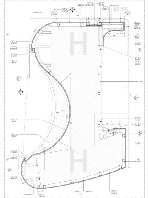 給我一些異形構(gòu)筑物的施工圖案例（如何繪制異形構(gòu)筑物的施工圖？）