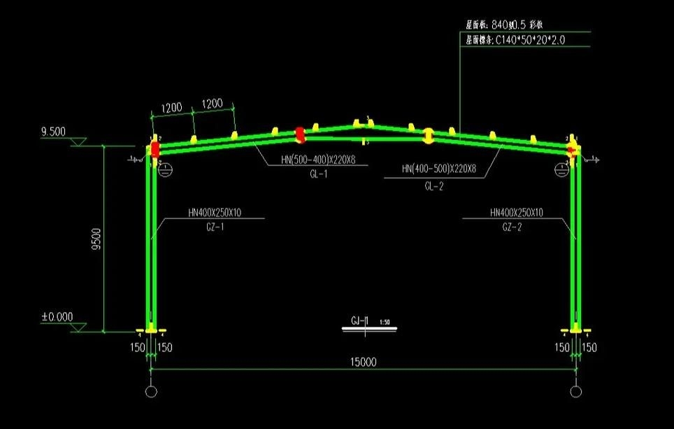 給我一些廠房鋼梁的圖片 行業(yè)新聞 第17張
