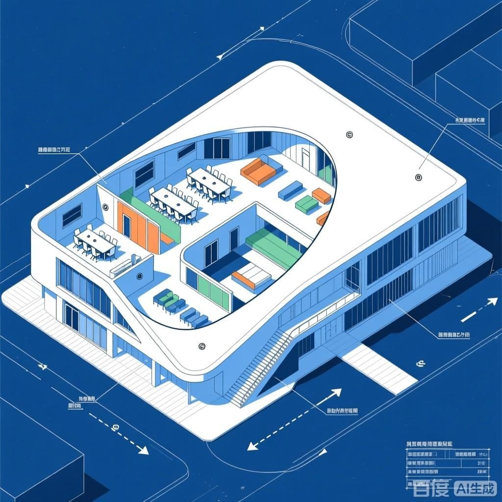 如何繪制異形建筑平面圖？（如何繪制異形建筑平面圖,生成四張關(guān)于異形建筑平面圖的圖像） 行業(yè)新聞 第3張