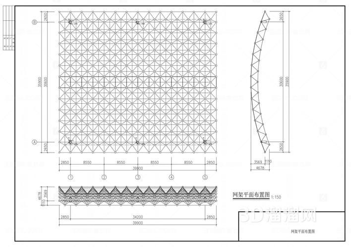 有哪些網(wǎng)架設(shè)計(jì)圖紙的案例？（有哪些網(wǎng)架設(shè)計(jì)圖紙的案例,我?guī)湍阏砹藥讉€(gè)典型的網(wǎng)架設(shè)計(jì)案例） 行業(yè)新聞 第3張
