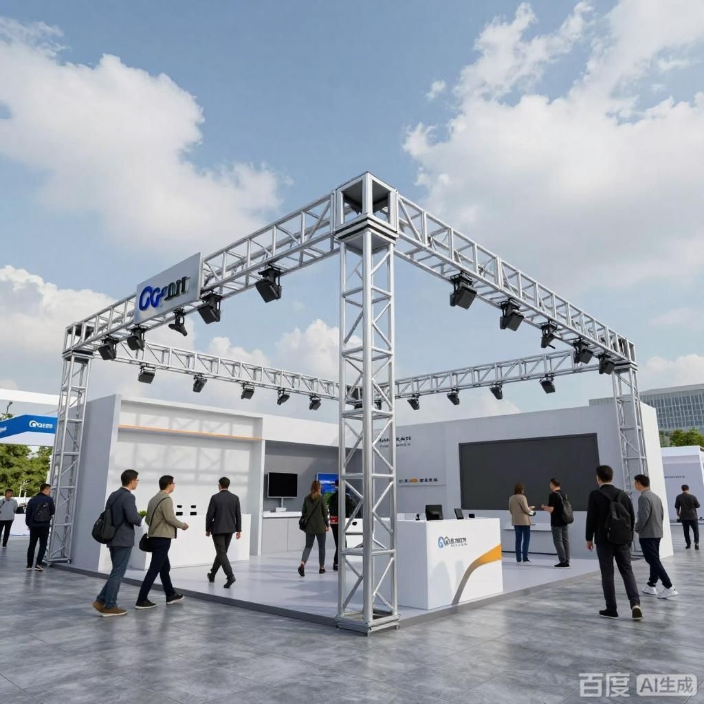 如何制作桁架展位外場(chǎng)效果圖？（如何制作桁架展位外場(chǎng)效果圖生成四張桁架展位外場(chǎng)效果圖） 行業(yè)新聞 第2張