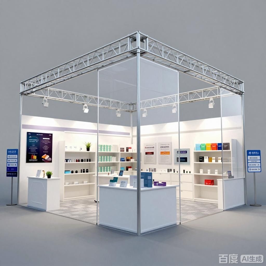 如何制作桁架展位外場(chǎng)效果圖？（如何制作桁架展位外場(chǎng)效果圖生成四張桁架展位外場(chǎng)效果圖） 行業(yè)新聞 第3張