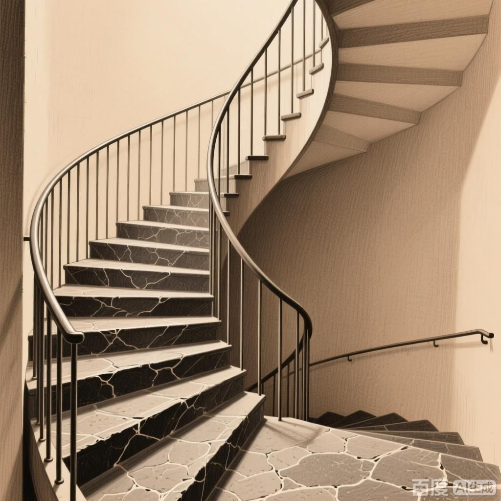 如何繪制螺旋樓梯的踏步？（如何繪制螺旋樓梯的踏步,生成四張關(guān)于螺旋樓梯踏步的詳細(xì)插畫） 行業(yè)新聞 第2張