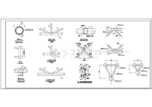 給我一些桁架連接的實例圖片（桁架連接實例）