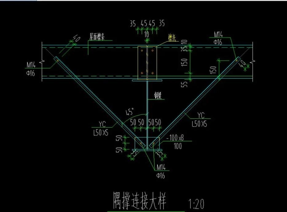 鋼屋架施工圖中哪些細節(jié)最重要？（鋼屋架施工圖中哪些尺寸最重要？） 行業(yè)新聞 第10張