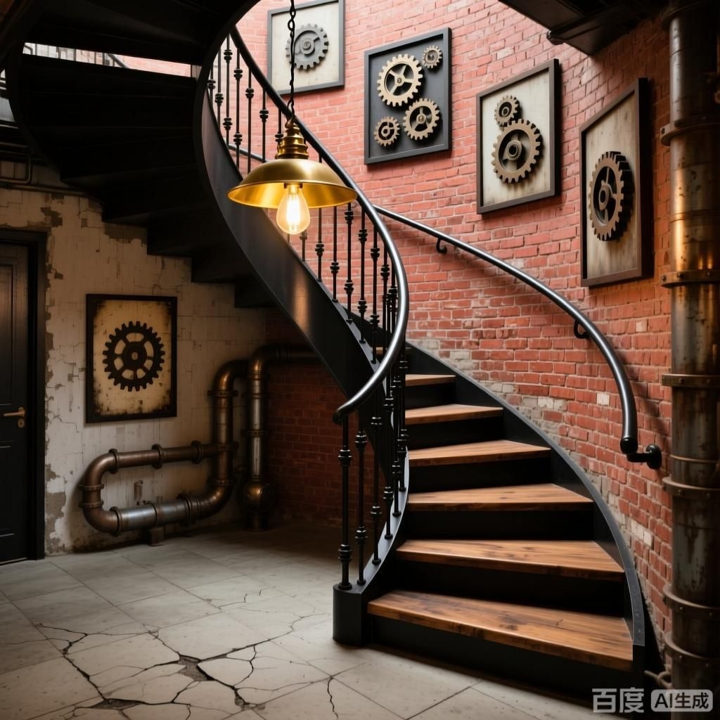 如何設(shè)計(jì)一個(gè)美觀的旋轉(zhuǎn)樓梯？（如何設(shè)計(jì)一個(gè)美觀的旋轉(zhuǎn)樓梯,生成四張不同風(fēng)格的旋轉(zhuǎn)樓梯設(shè)計(jì)圖） 行業(yè)新聞 第2張