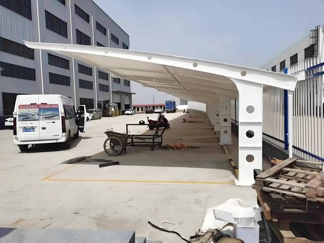 有沒有鋼結(jié)構(gòu)車棚的圖片示例？（有沒有鋼結(jié)構(gòu)車棚的圖片示例,當(dāng)然有,） 行業(yè)新聞 第5張