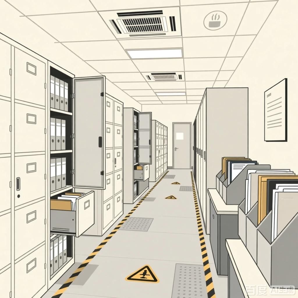 如何繪制一份專業(yè)的檔案室示意圖？（如何繪制一份專業(yè)的檔案室示意圖,生成四張專業(yè)檔案室示意圖） 行業(yè)新聞 第2張