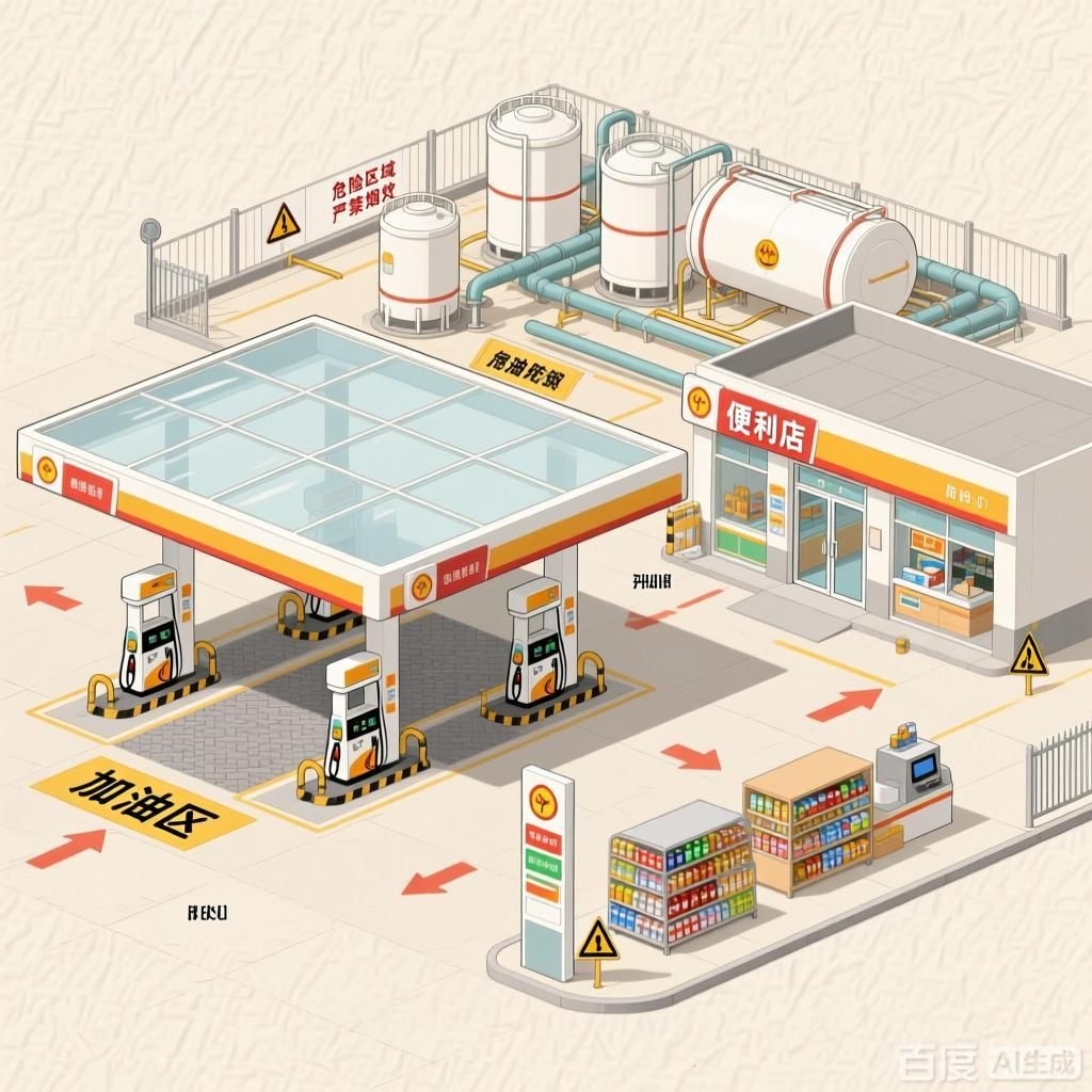 如何繪制加油站的平面布置圖？（如何繪制加油站平面布置圖？） 行業(yè)新聞 第3張