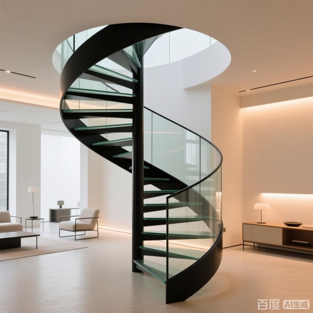如何繪制現(xiàn)代簡約風格的螺旋樓梯效果圖？（如何繪制現(xiàn)代簡約風格的螺旋樓梯效果圖生成四張現(xiàn)代簡約風格） 行業(yè)新聞 第2張