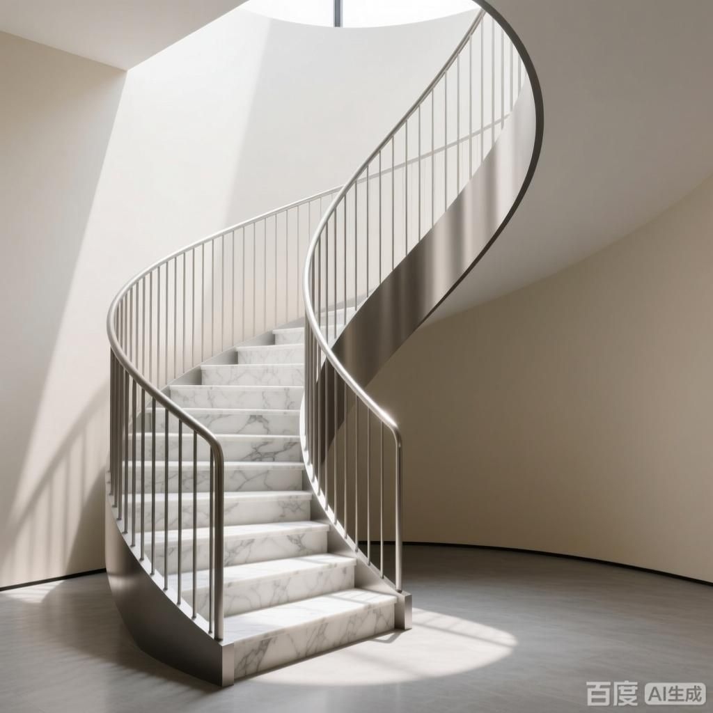如何繪制現(xiàn)代簡約風格的螺旋樓梯效果圖？（如何繪制現(xiàn)代簡約風格的螺旋樓梯效果圖生成四張現(xiàn)代簡約風格） 行業(yè)新聞 第3張