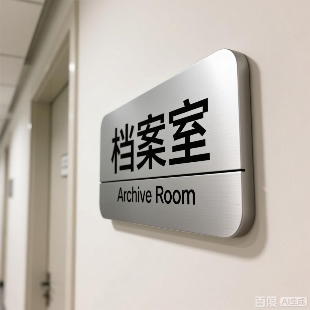 如何設計檔案室標識牌？（如何設計檔案室標識牌設計檔案室標識牌設計步驟） 行業(yè)新聞 第1張