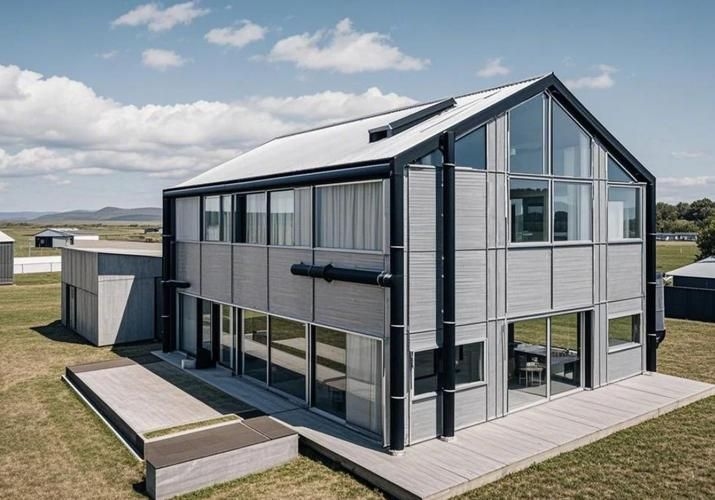 給我一些鋼結(jié)構(gòu)房別墅的圖片（給我一些鋼結(jié)構(gòu)房別墅的圖片,展開(kāi)） 行業(yè)新聞 第5張