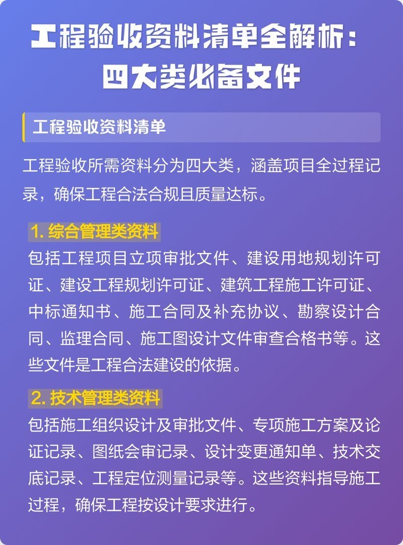加固工程驗(yàn)收需要哪些文件？（云朵飄過(guò)舊屋檐,工程驗(yàn)收資料清單全解析） 行業(yè)新聞 第2張